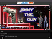Tablet Screenshot of jimmythegun.com